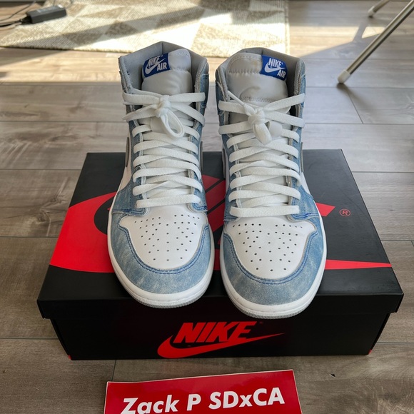 Nike Air Jordan 1 Retro High Hyper Royal Smoke Grey size 10 Men’s lightly used - Picture 4 of 7